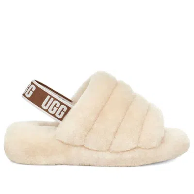 Ugg (wmns)  Fluff Yeah Slide 'natural' In Neutral