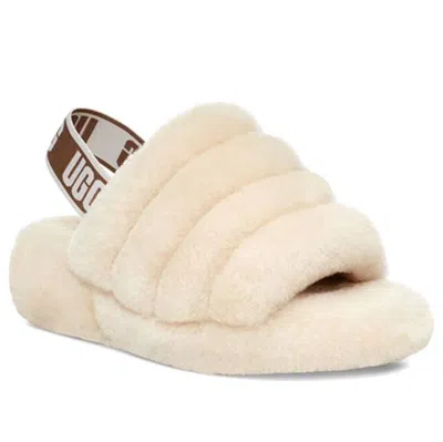 Ugg (wmns)  Fluff Yeah Slide 'natural' In Neutral