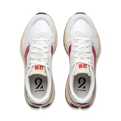 Li-ning Glory Renew 'grey Red Beige' In Gray