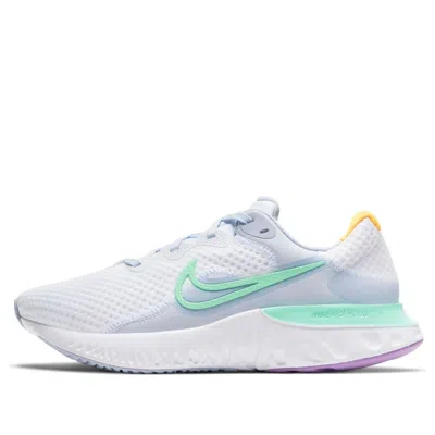 Nike (wmns)  Renew Run 2 'white Green Glow' In Multi