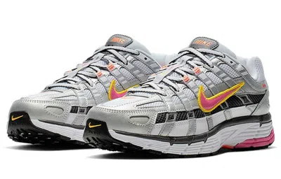 Nike P-6000 Mesh And Rubber Sneakers In Multi