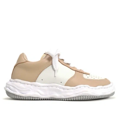 Miharayasuhiro Maison Mihara Yasuhiro Low-top Sneakers With Rounded Toe And Textured Sole In Neutral