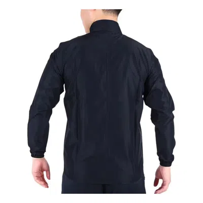 Asics Silver Jacket 'black' In Blue