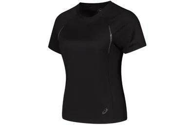 Asics (wmns)  Lite-show Short Sleeved Running Top Asia Sizing 'performance Black'