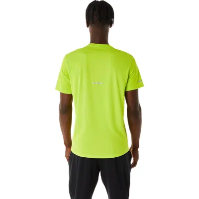 Asics Lite Show Short Sleeves Top 'lime Zest' In Green