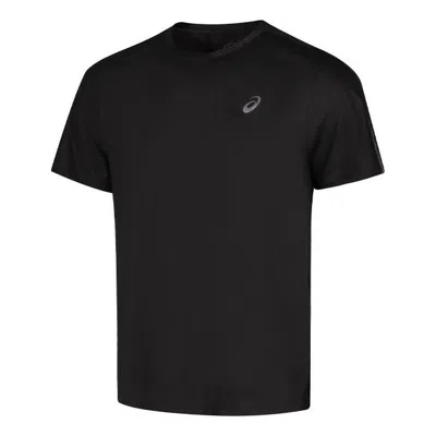 Asics Lite-show Short Sleeved Running Top Asia Sizing 'performance Black'