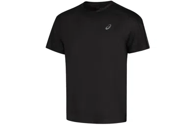 Asics Lite-show Short Sleeved Running Top Asia Sizing 'performance Black'