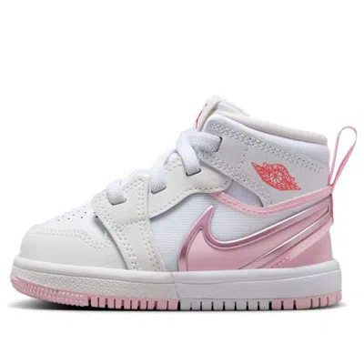 Air Jordan (td)  1 Mid Rm Easyon 'white Pink Foam'
