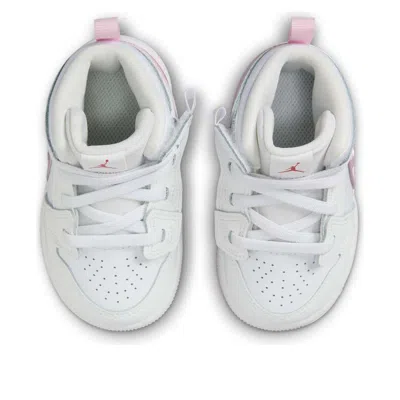 Air Jordan (td)  1 Mid Rm Easyon 'white Pink Foam'