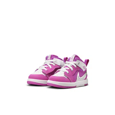 Air Jordan (td)  1 Mid Rm Easyon 'fire Pink'