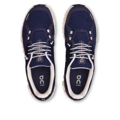 On Breathable Technical Fabric Sneakers With Cushied Sole In Blue