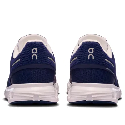 On Breathable Technical Fabric Sneakers With Cushied Sole In Blue