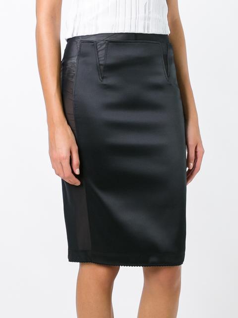 Paco Rabanne Semi-sheer Pencil Skirt | ModeSens