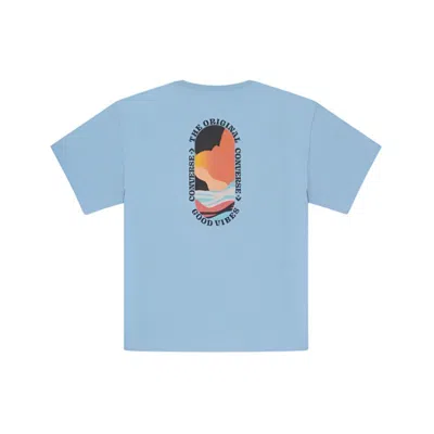 Converse Sunset T-shirt 'true Sky' In Blue