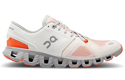 On Cloud X 3 Womens Running Shoes In White