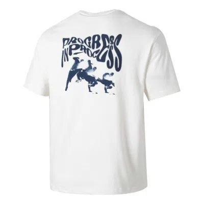 Puma Logo Pocket T-shirt 'white'