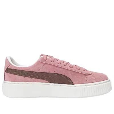 Puma (wmns)  Suede Platform Core 'pink Brown' In Multi