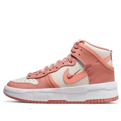 Nike Dunk High Up "sail Light/madder Root" Sneakers In Pink