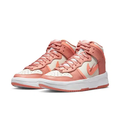 Nike Dunk High Up "sail Light/madder Root" Sneakers In Pink