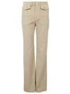 SEE BY CHLOÉ See By Chloe` See By Chloé Corduroy Flared Trousers,S6ADP05.S6A152SCRMOONLIGHT