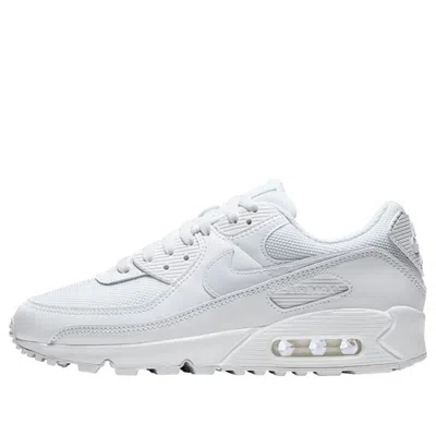 Nike Air Max 90 Premium Velour Sneaker In White
