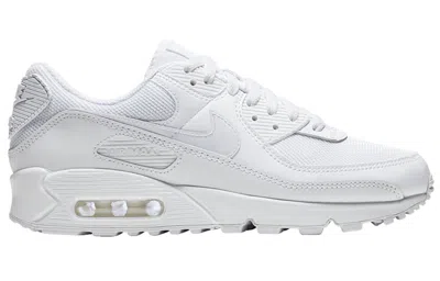 Nike Air Max 90 Premium Velour Sneaker In White