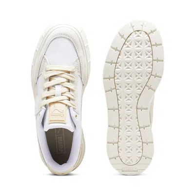 Puma Mayze Stack Luxe Sneakers In Neutral