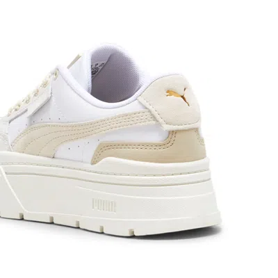 Puma Mayze Stack Luxe Sneakers In Neutral