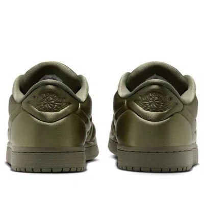Air Jordan (wmns)  1 Low Method Of Make 'satin Medium Olive' In Green