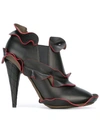 FENDI 'Waves' booties,LEATHER100%