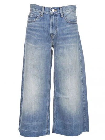 Levi's 501 Red Tab Culotte Jeans In Light Blue