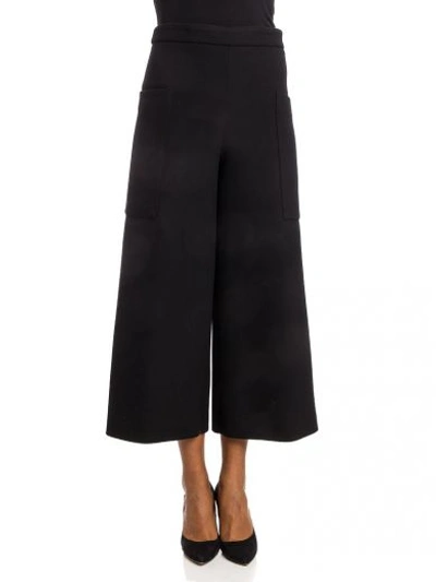 Msgm - Wool Trousers In Black