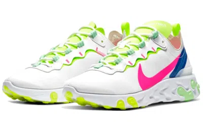 Nike (wmns)  React Element 55 'hyper Pink' In White