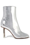 VETEMENTS Metallic leather ankle boots