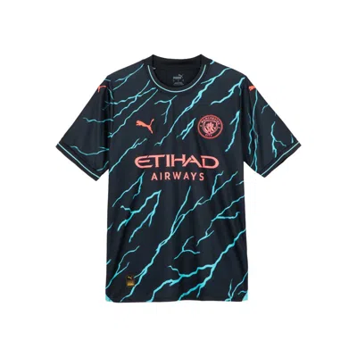 Puma Mcfc 3rd Replica 2023 'multicolor' In Green