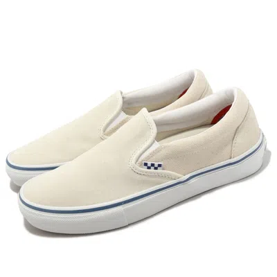 Vans Vault Man Sneakers Cream Size 8 Textile Fibers In Neutral