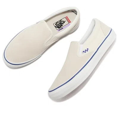 Vans Vault Man Sneakers Cream Size 8 Textile Fibers In Neutral