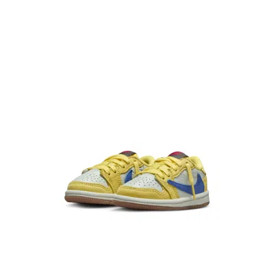 Air Jordan (td)  1 Retro Low Og Sp X Travis Scott 'canary' In Yellow