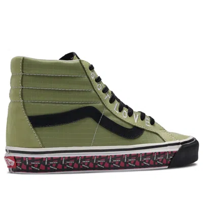 Vans X Patta Sk8-hi 38 Dx 'got Love For All' In Green