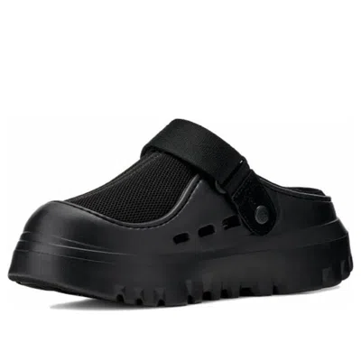 Ugg Peakmod Mesh And Nylon Slides In Black