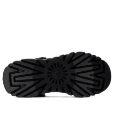 Ugg Peakmod Mesh And Nylon Slides In Black