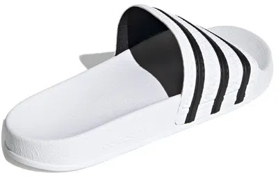 Adidas Originals Island Club Adilette 22 Ribbed Slides In White