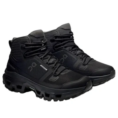 On (wmns)  Running Cloudrock Mid Wp 'all Black' In Multi