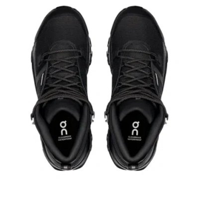 On (wmns)  Running Cloudrock Mid Wp 'all Black' In Multi