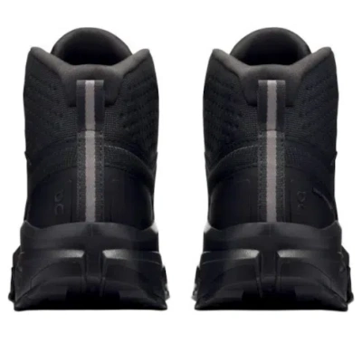 On (wmns)  Running Cloudrock Mid Wp 'all Black' In Multi