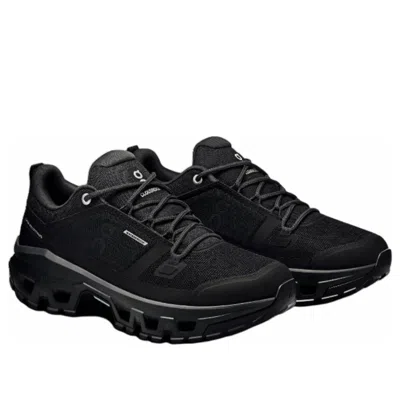 On Cloudrock Low Wp Sneakers In Black