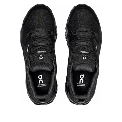 On Cloudrock Low Wp Sneakers In Black