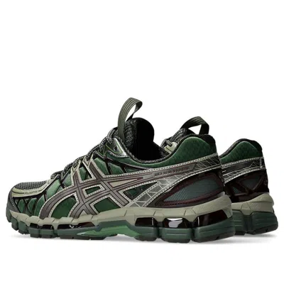 Asics High-performance Athletic Sneakers With Mesh Upper In Green