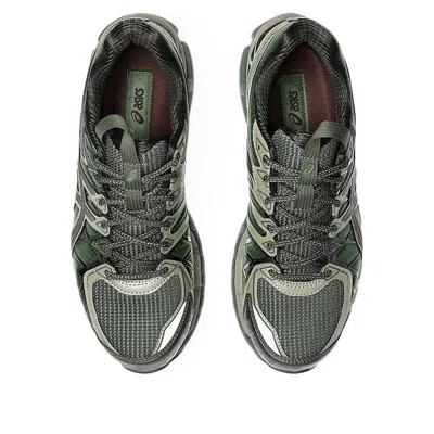 Asics High-performance Athletic Sneakers With Mesh Upper In Green