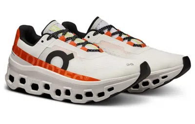 On Running (wmns)  Cloudmonster 'undyed-white Flame' In Orange